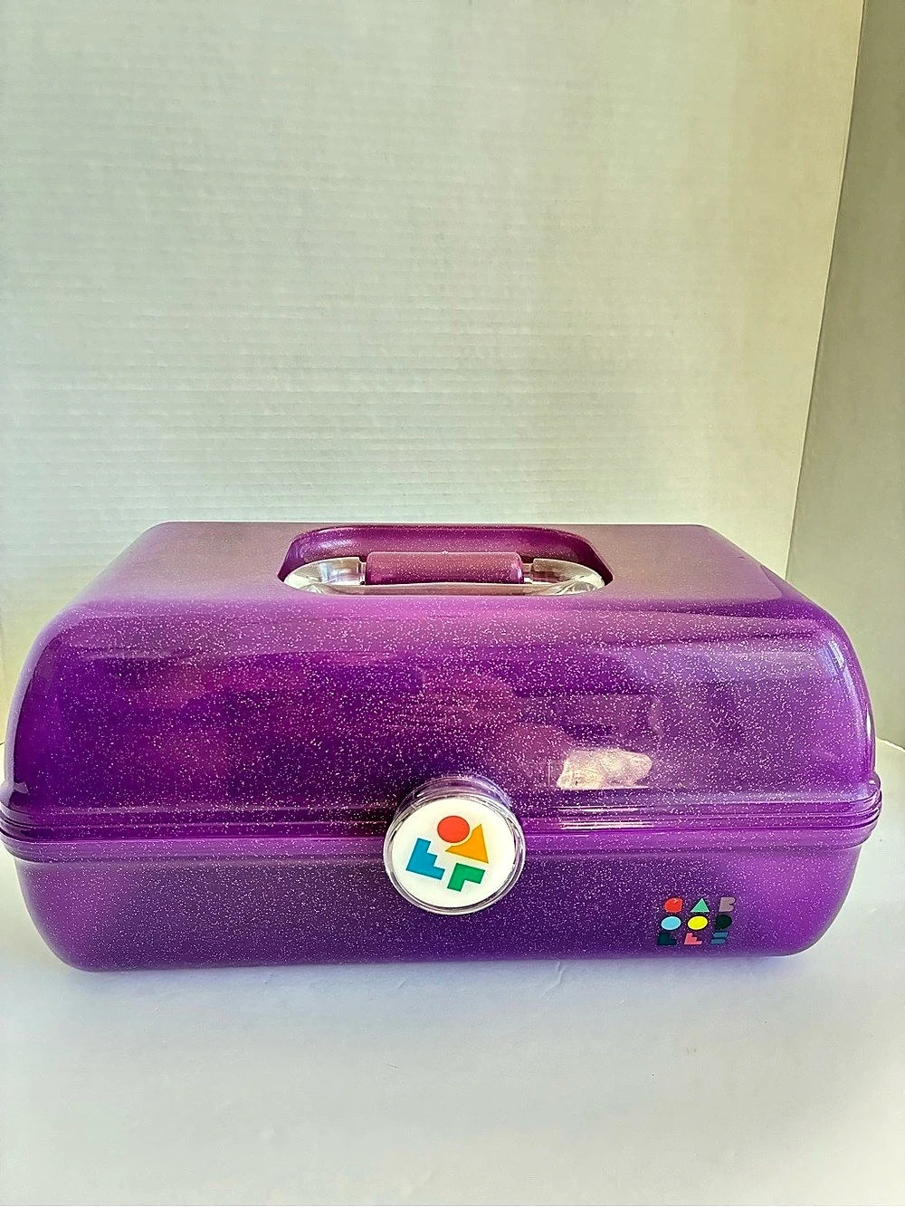 Caboodles On-The-Go Girl Cosmetic Case Purple Makeup Case